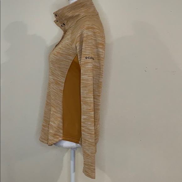Columbia space dyed pullover with snap collar S - Picture 2 of 5
